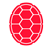 Red Maryland Testudo Shell logo